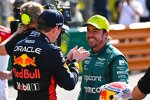 Max Verstappen (Red Bull) und Fernando Alonso (Aston Martin) 