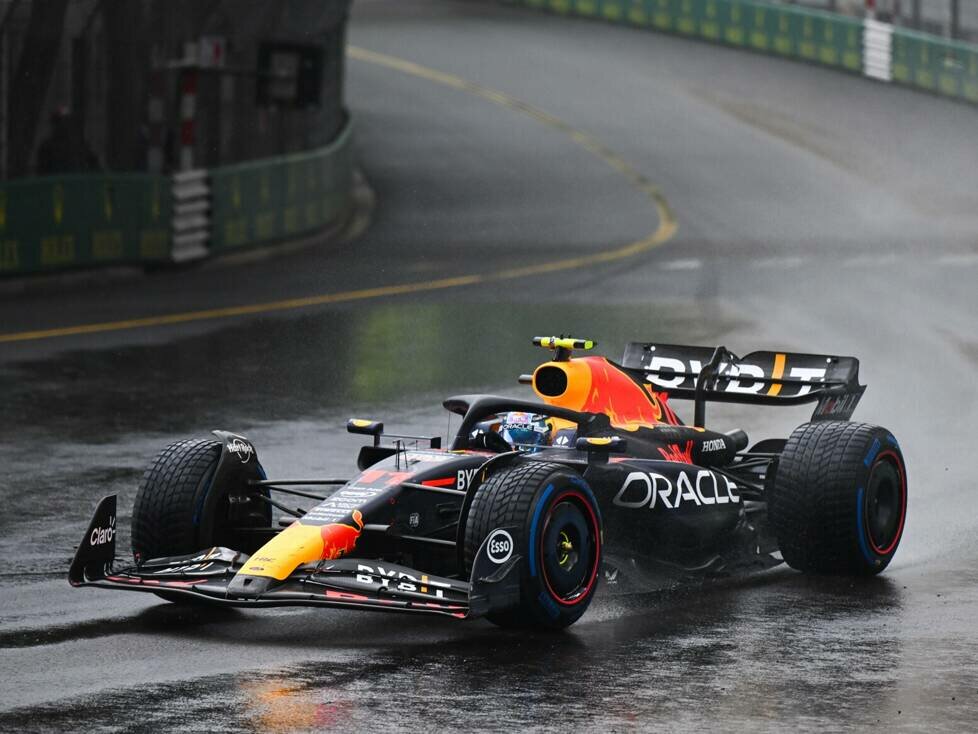 Sergio Perez (Red Bull RB19) beim Formel-1-Rennen in Monaco 2023
