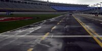 Regen am Charlotte Motor Speedway