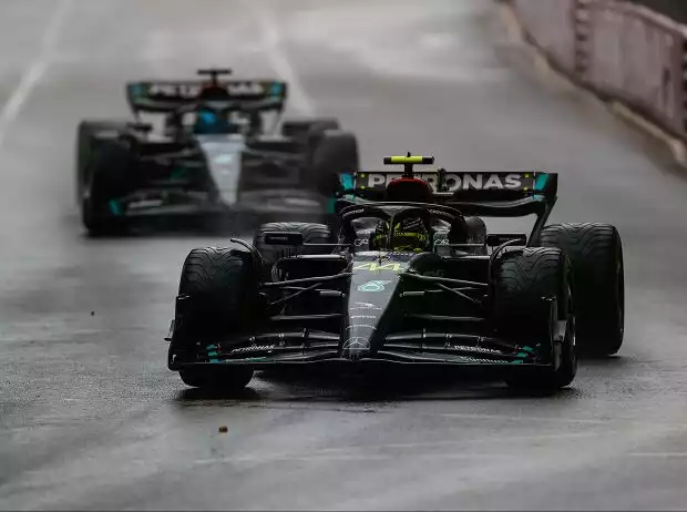 Lewis Hamilton, George Russell Titel-Bild zur News: Lewis Hamilton, George Russell