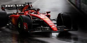 Charles Leclerc: Warum Ferrari im Regen abgewartet hat