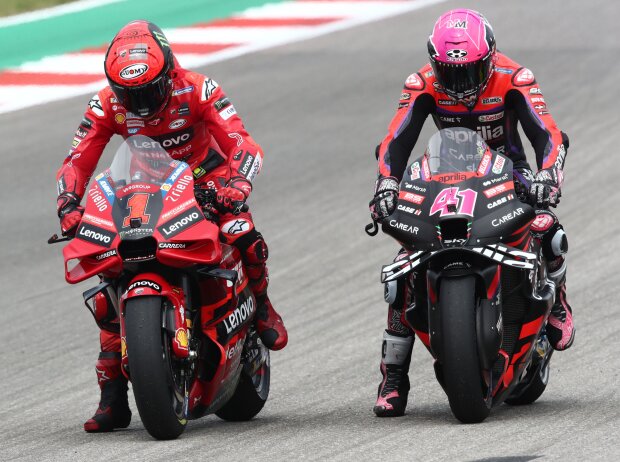 Francesco Bagnaia, Aleix Espargaro Francesco Bagnaia, Aleix Espargaro