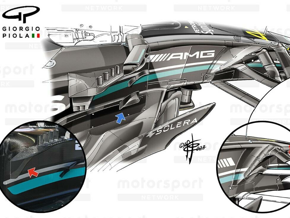 Details zum Mercedes-Update beim Formel-1-Rennen in Monaco 2023