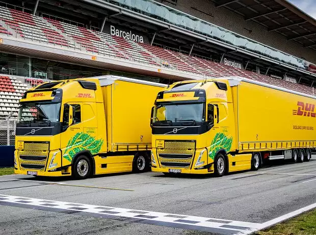 DHL-LKW mit Biokraftstoff Titel-Bild zur News: DHL-LKW mit Biokraftstoff