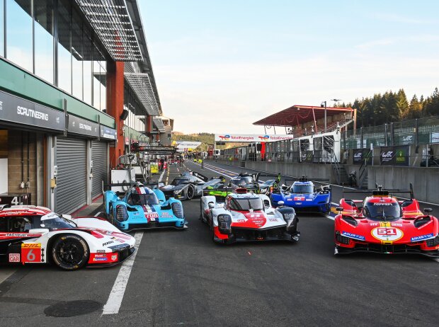 Gruppenfoto: LMDh- und LMH-Autos für die Hypercar-Klasse der WEC 2023 Gruppenfoto: LMDh- und LMH-Autos für die Hypercar-Klasse der WEC 2023