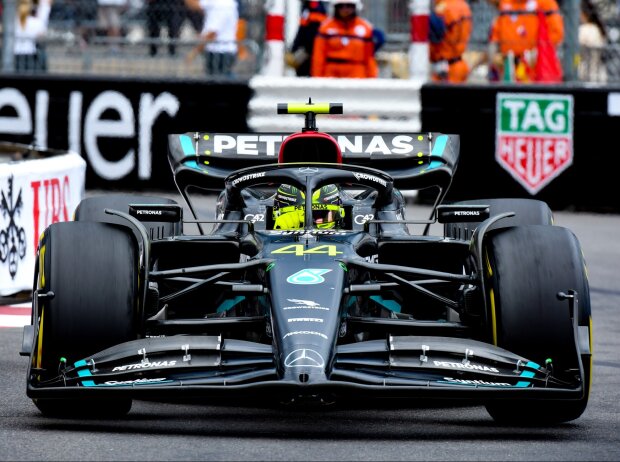 Das viel beschworene Mercedes-Update überzeugt Lewis Hamilton bisher nur partiell Das viel beschworene Mercedes-Update überzeugt Lewis Hamilton bisher nur partiell