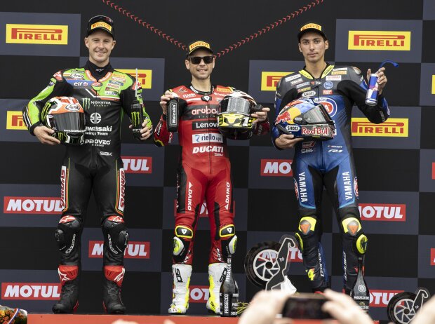 Jonathan Rea, Alvaro Bautista, Toprak Razgatlioglu Jonathan Rea, Alvaro Bautista, Toprak Razgatlioglu