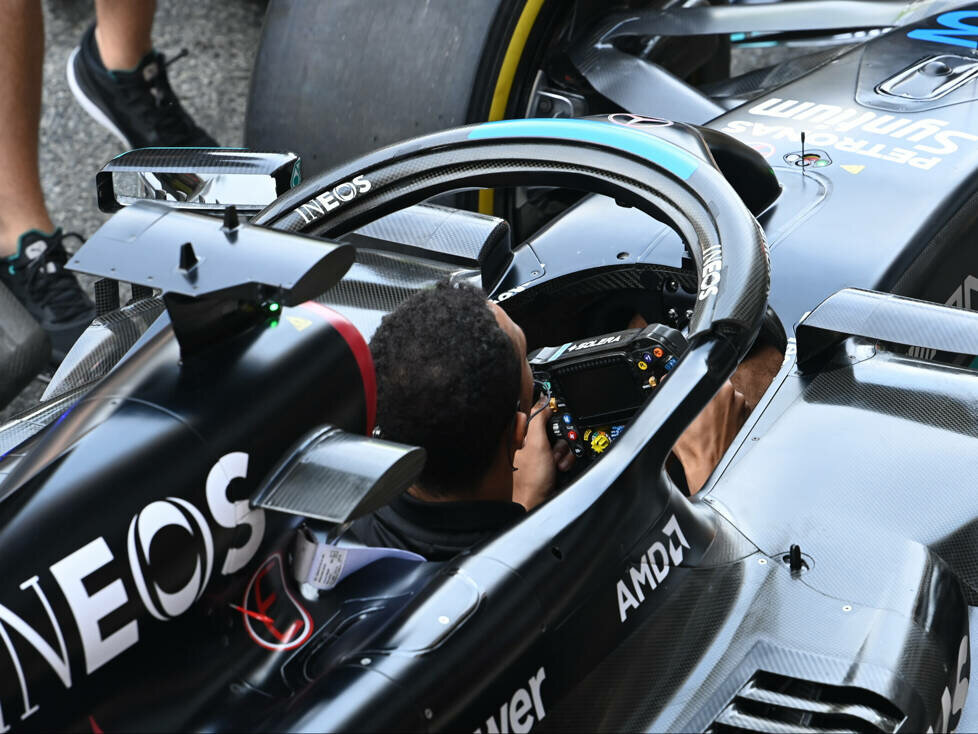 Der Mercedes W14 von George Russell