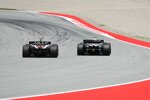 Yuki Tsunoda (AlphaTauri) und Nico Hülkenberg (Haas) 