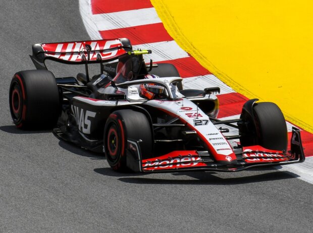 Titel-Bild zur News: Nico Hülkenberg beim Training zum Formel-1-Rennen 2023 in Barcelona (Spanien)