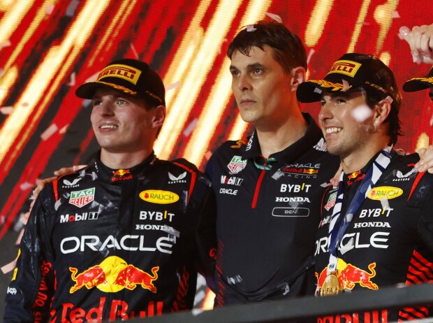 Titel-Bild zur News: Max Verstappen, Sergio Perez, Fernando Alonso