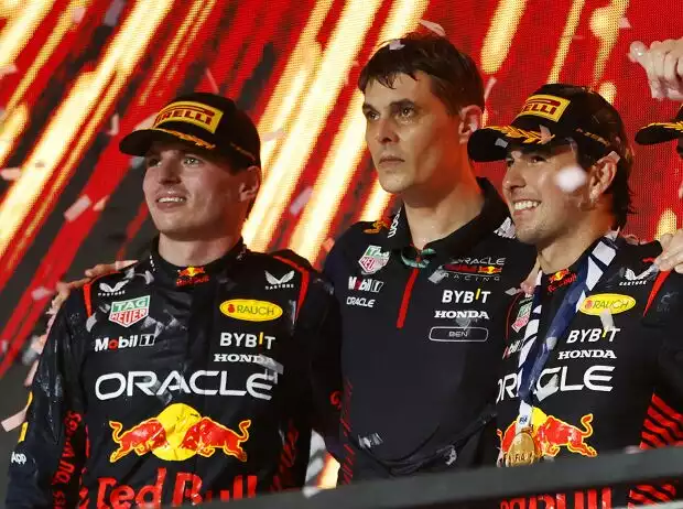Max Verstappen, Sergio Perez, Fernando Alonso Titel-Bild zur News: Max Verstappen, Sergio Perez, Fernando Alonso