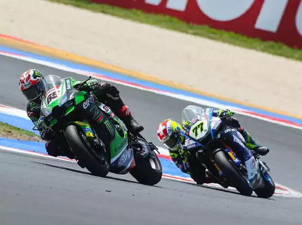 Jonathan Rea;Dominique Aegerter Titel-Bild zur News: Jonathan Rea;Dominique Aegerter