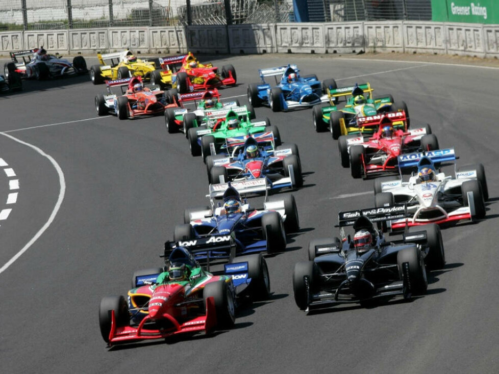 Start der A1GP in Mexiko-Stadt 2008