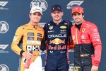 Lando Norris (McLaren), Max Verstappen (Red Bull) und Carlos Sainz (Ferrari) 