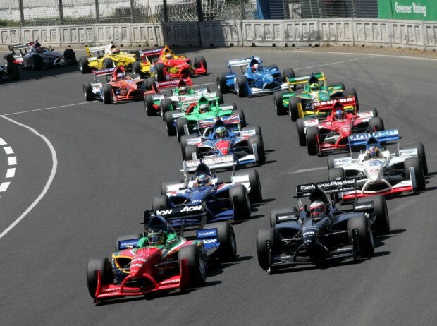 Start der A1GP in Mexiko-Stadt 2008