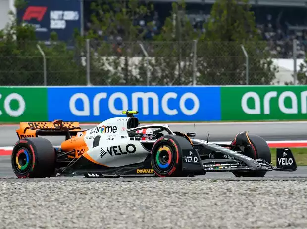 Lando Norris (McLaren MCL60) im Qualifying zum Formel-1-Rennen in Spanien 2023 Titel-Bild zur News: Lando Norris (McLaren MCL60) im Qualifying zum Formel-1-Rennen in Spanien 2023
