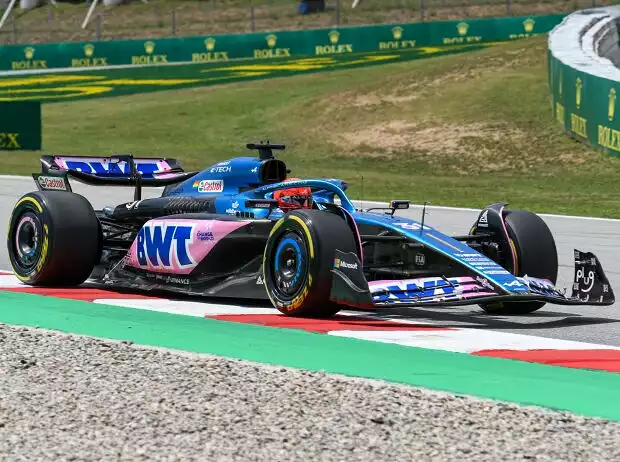 Titel-Bild zur News: Esteban Ocon (Alpine A523) beim Qualifying zum Formel-1-Rennen in Barcelona 2023
