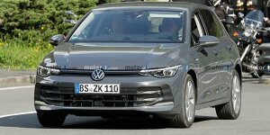 VW Golf 8 Facelift (2024) zeigt sich kaum getarnt