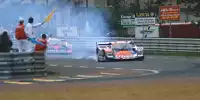 Motorschaden: Jesus Pareja (Brun-Porsche 962) bei den 24h Le Mans 1990