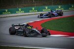 Lewis Hamilton (Mercedes) und Esteban Ocon (Alpine) 