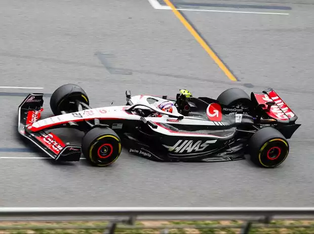 Nico Hülkenberg (Haas VF-23) im Formel-1-Rennen von Spanien 2023 Titel-Bild zur News: Nico Hülkenberg (Haas VF-23) im Formel-1-Rennen von Spanien 2023