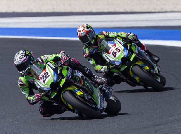 Alex Lowes; Jonathan Rea Alex Lowes; Jonathan Rea