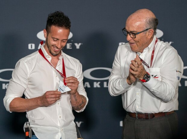 Andrea Dovizioso, Carmelo Ezpeleta Andrea Dovizioso, Carmelo Ezpeleta