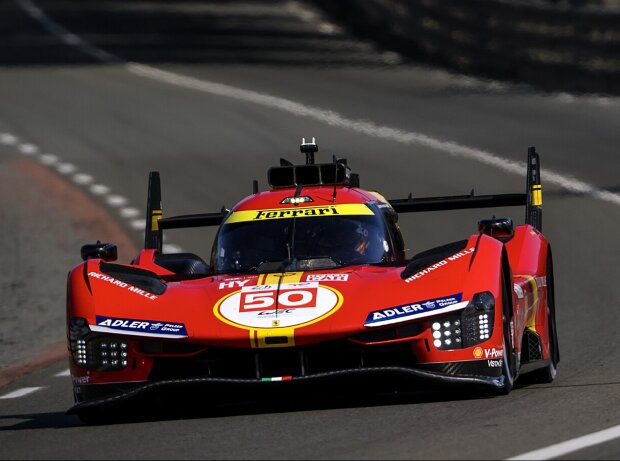 Antonio Fuoco beschert Ferrari beim Le-Mans-Comeback in der Topklasse auf Anhieb die Poleposition Antonio Fuoco beschert Ferrari beim Le-Mans-Comeback in der Topklasse auf Anhieb die Poleposition