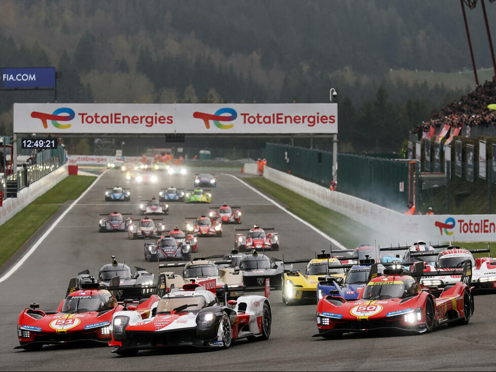 Start zu den 6h Spa der WEC 2023