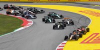 Der Start zum Formel-1-Rennen in Spanien 2023