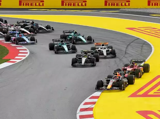 Der Start zum Formel-1-Rennen in Spanien 2023 Titel-Bild zur News: Der Start zum Formel-1-Rennen in Spanien 2023