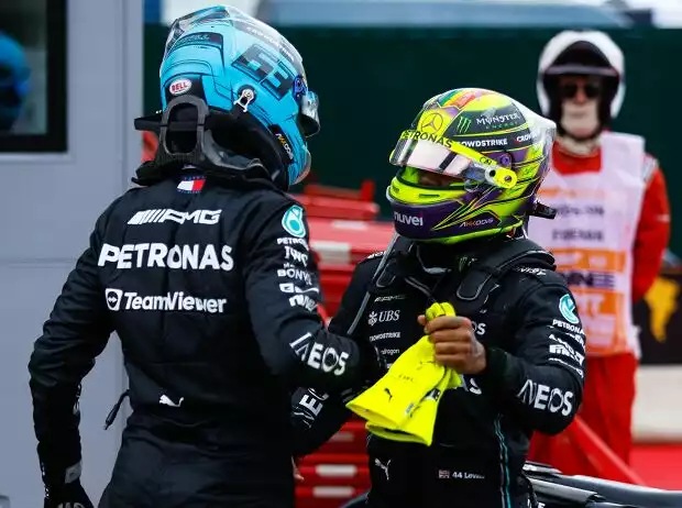 George Russell, Lewis Hamilton Titel-Bild zur News: George Russell, Lewis Hamilton