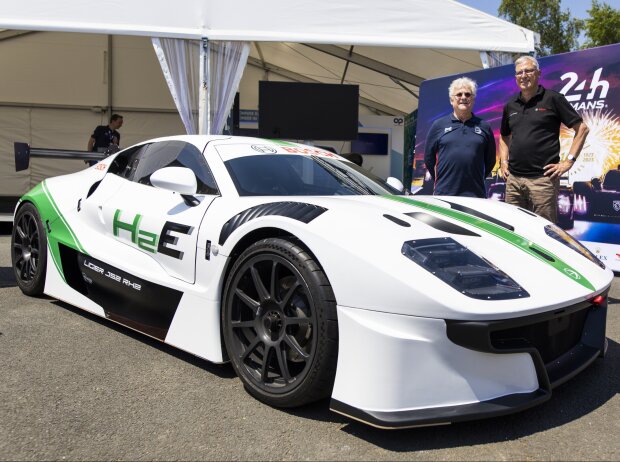Titel-Bild zur News: Ligier JS2 RH2 mit Wasserstoffverbrennungsmotor für die 24h Le Mans 2026