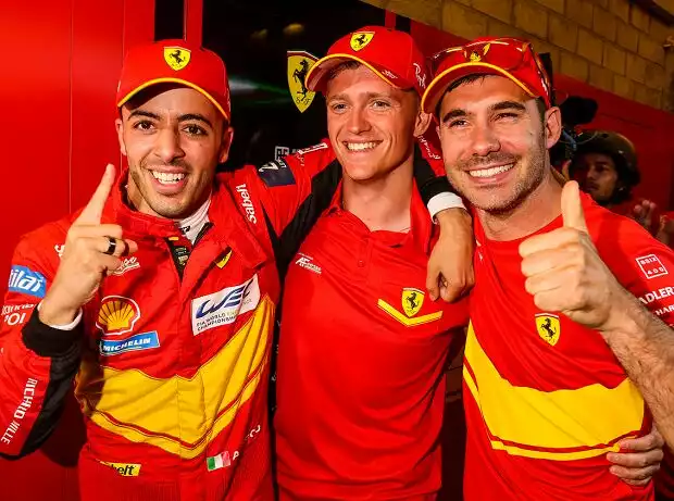 Polesetter für die 24h Le Mans 2023: Antonio Fuoco, Nicklas Nielsen, Miguel Molina Titel-Bild zur News: Polesetter für die 24h Le Mans 2023: Antonio Fuoco, Nicklas Nielsen, Miguel Molina