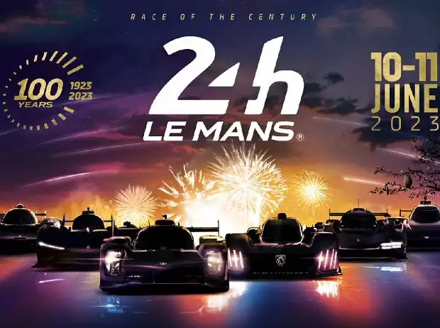Grafik: Poster für die 24h Le Mans 2023 Titel-Bild zur News: Grafik: Poster für die 24h Le Mans 2023