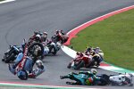 Fermin Aldeguer (Speed Up), Jeremy Alcoba (Gresini) und Darryn Binder (Intact GP) 