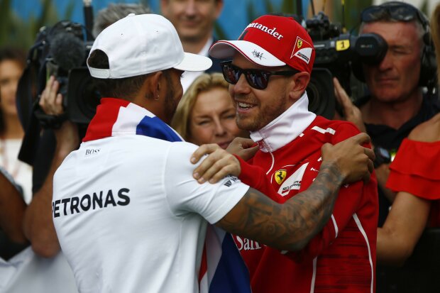 Sebastian Vettel Lewis Hamilton Mercedes Mercedes F1 ~Sebastian Vettel und Lewis Hamilton (Mercedes) ~ 