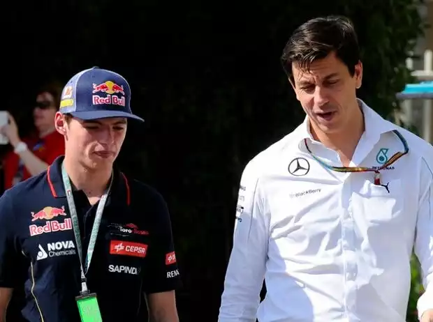 Titel-Bild zur News: Max Verstappen und Toto Wolff in der Formel-1-Saison 2014