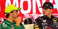 Fernando Alonso und Max Verstappen