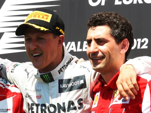 Titel-Bild zur News: Kimi Räikkönen, Fernando Alonso, Michael Schumacher