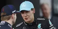 Bild zum Inhalt: George Russell: Max Verstappen 2023 "weniger aggressiv"