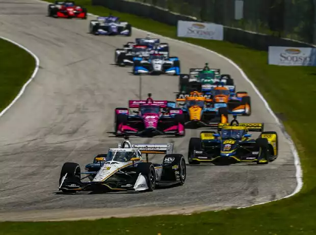 IndyCar-Action auf der Rennstrecke Road America in Elkhart Lake Titel-Bild zur News: IndyCar-Action auf der Rennstrecke Road America in Elkhart Lake