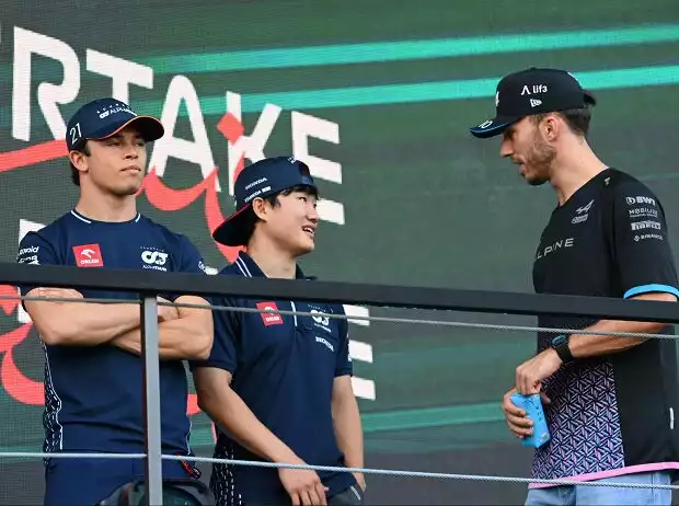 Titel-Bild zur News: Nyck de Vries, Yuki Tsunoda, Pierre Gasly