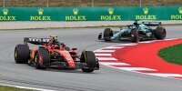 Carlos Sainz (Ferrari SF-23) beim Formel-1-Rennen von Spanien 2023