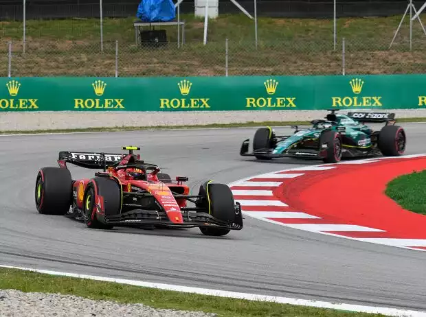 Carlos Sainz (Ferrari SF-23) beim Formel-1-Rennen von Spanien 2023 Titel-Bild zur News: Carlos Sainz (Ferrari SF-23) beim Formel-1-Rennen von Spanien 2023