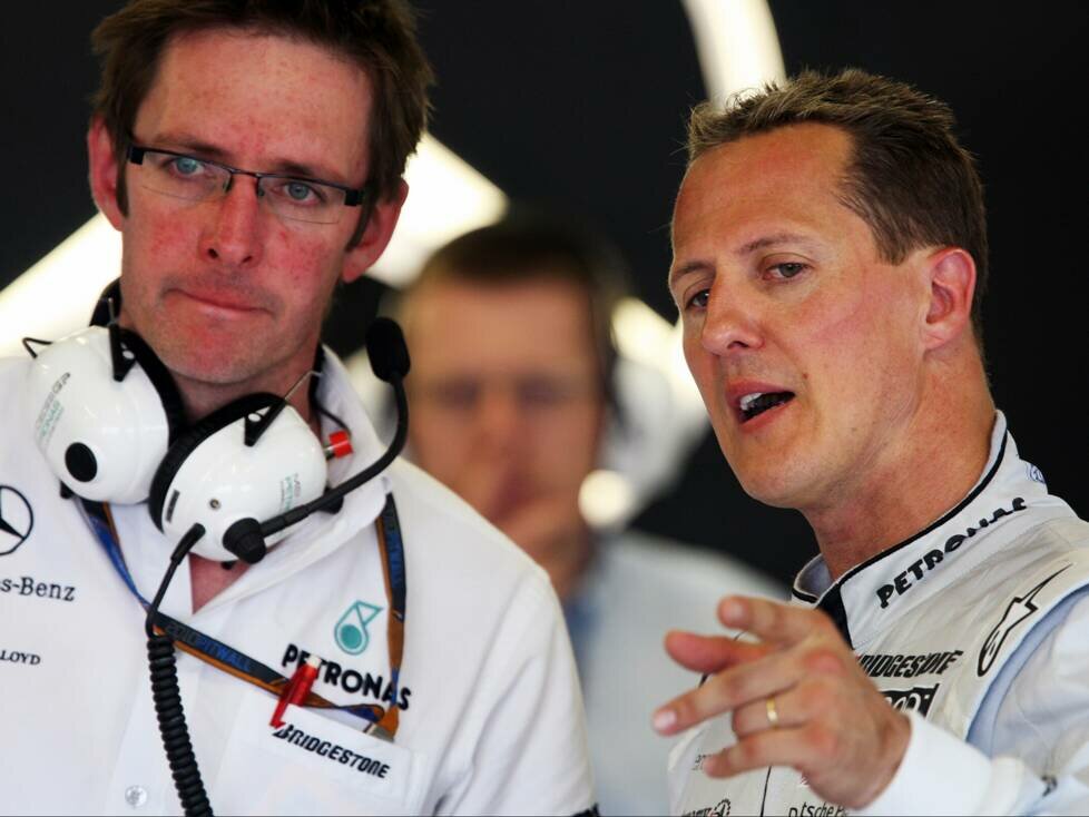 Andrew Shovlin und Michael Schumacher