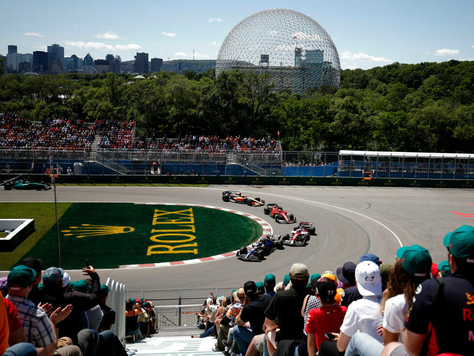 Renn-Action beim GP Kanada 2022 in Montreal