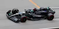 George Russell (Mercedes W14) beim Formel-1-Rennen in Spanien 2023