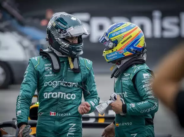 Lance Stroll, Fernando Alonso Titel-Bild zur News: Lance Stroll, Fernando Alonso